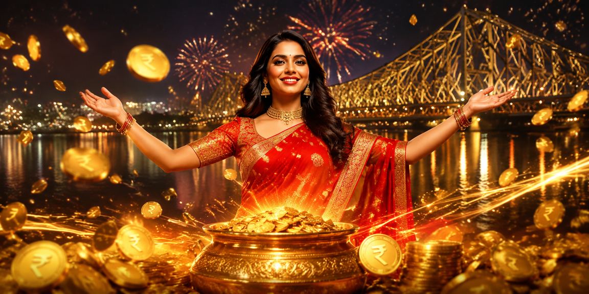 Live Casino players participating from Kolkata in traditional attire